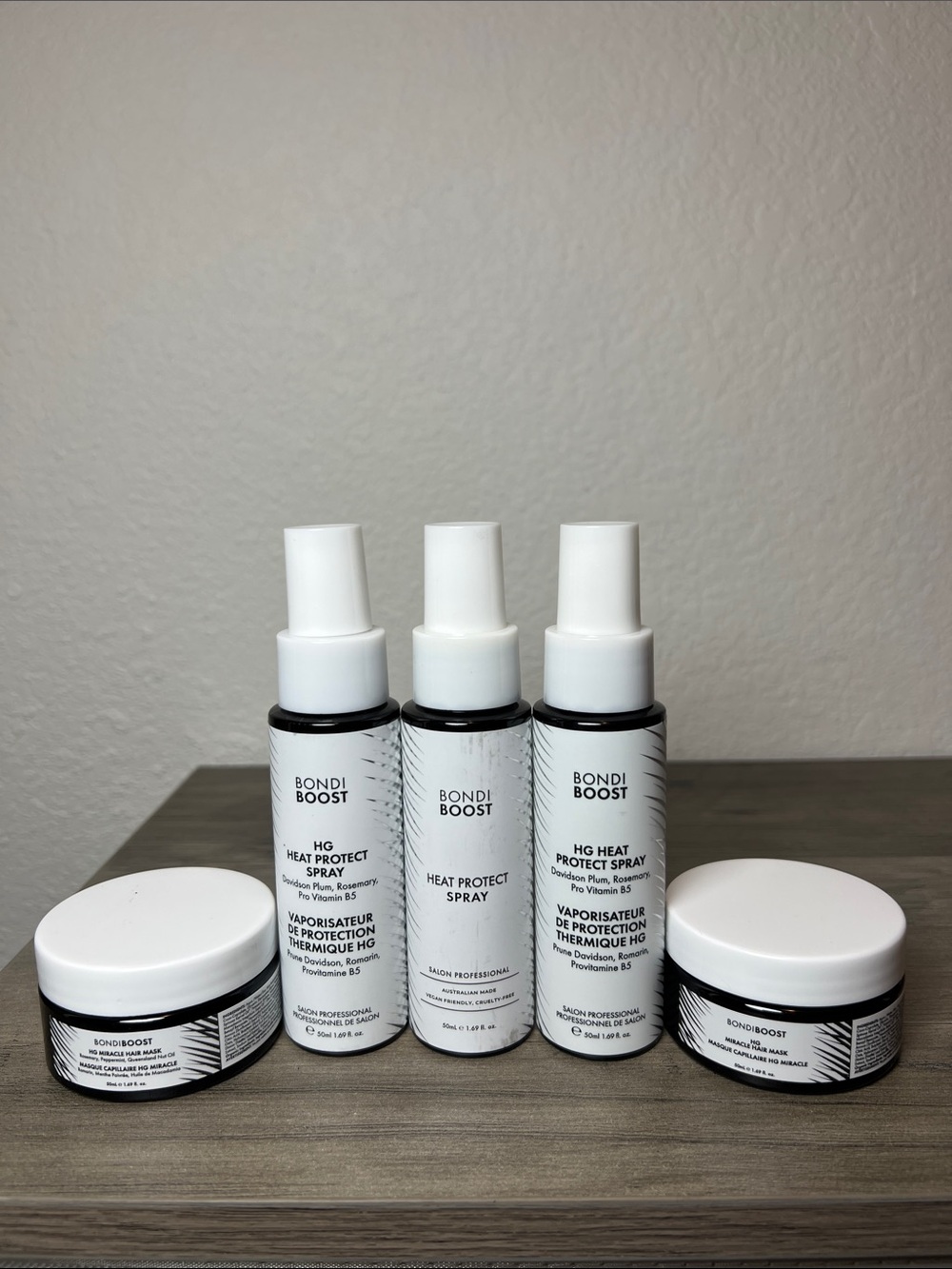 Bondi Boost HG Heat Protect Spray & HG Miracle Hair Mask Bundle